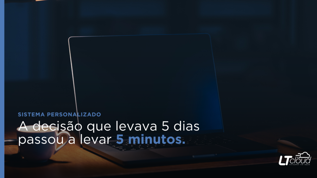 A decisão que levava 5 dias passou a levar 5 minutos